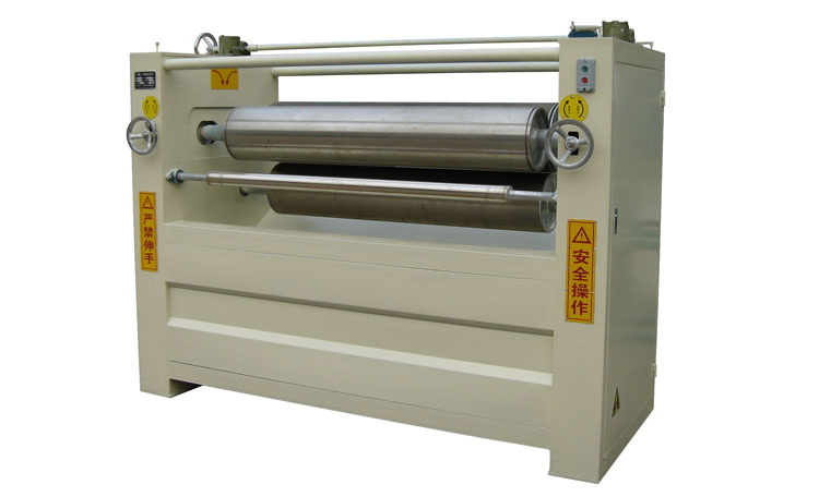 1.3m hardcover three-roll glue application machine